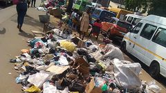 Filth engulfs Accra Central business district