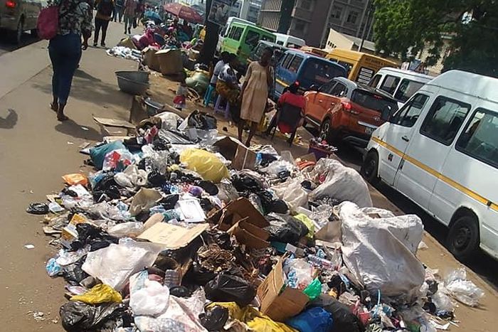 Filth engulfs Accra Central business district