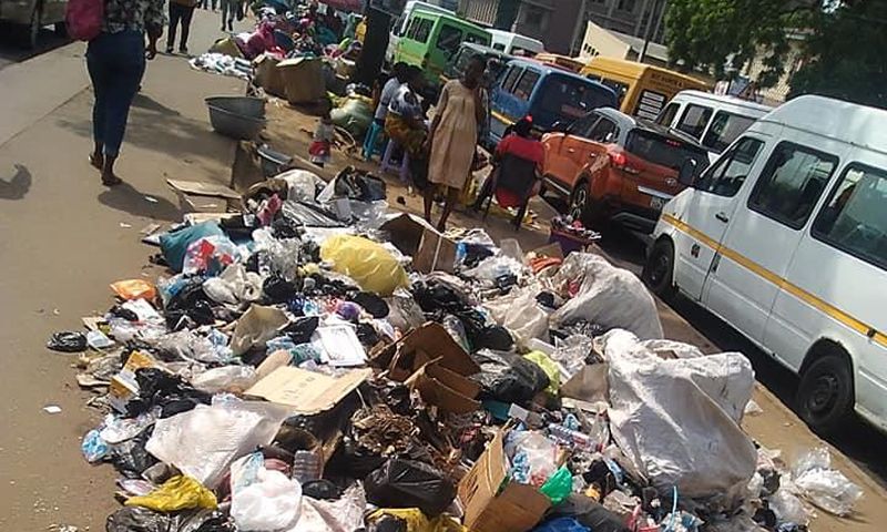 Filth engulfs Accra Central business district