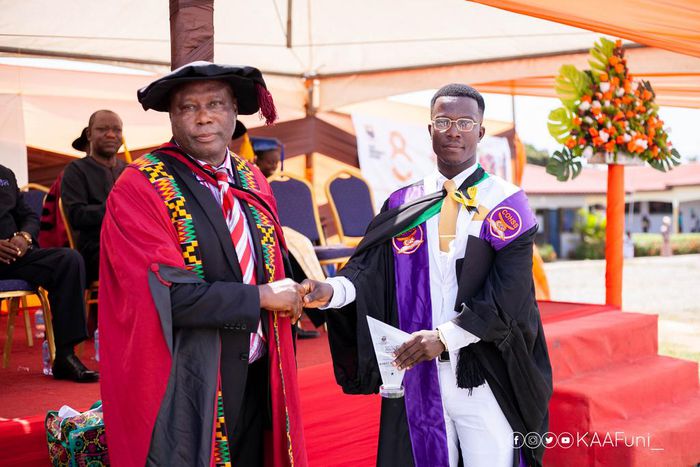 Alhassan Mohammed graduates at KAAF University