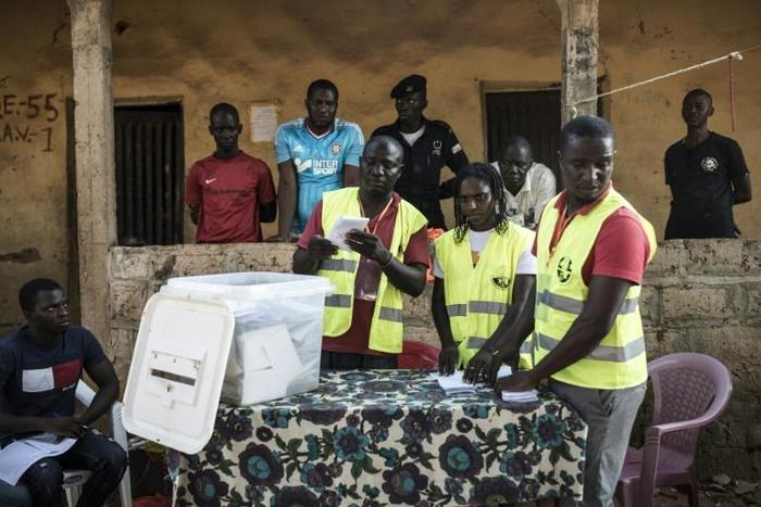 Sunday's polling was mainly peaceful despite fears of violence