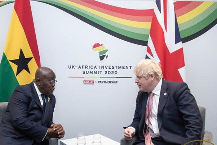 President Akufo-Addo and Prime Minister Boris Johnson