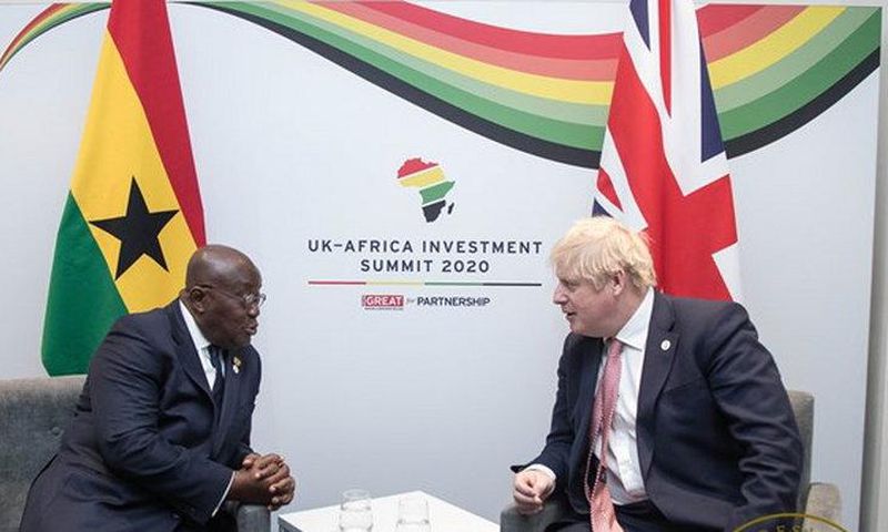 President Akufo-Addo and Prime Minister Boris Johnson