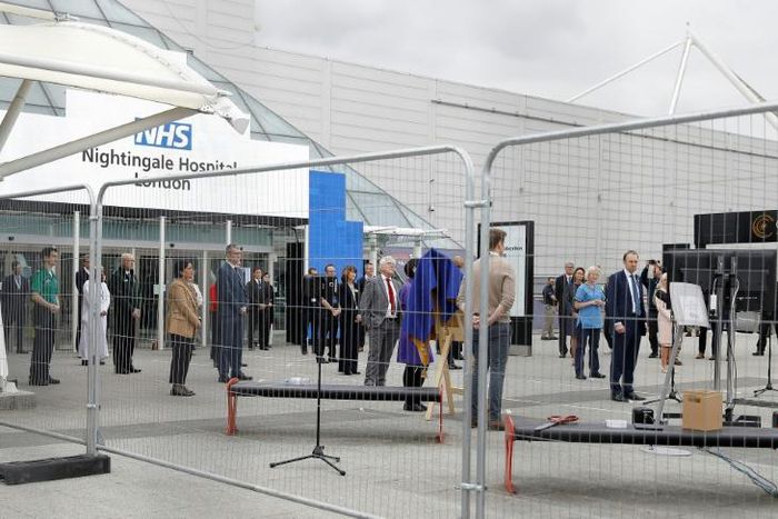 The hospital has been built in just nine days