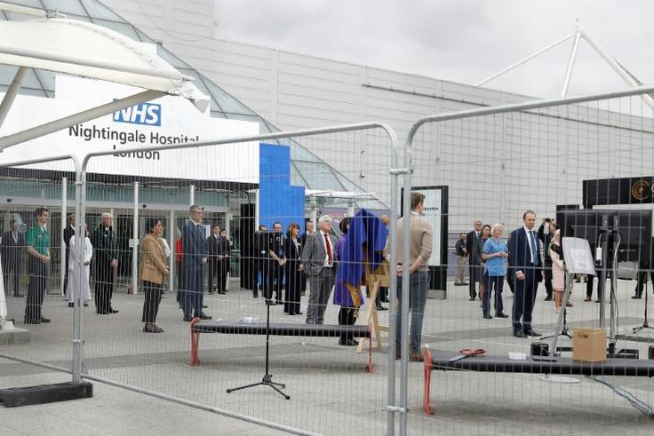 The hospital has been built in just nine days