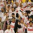 Zamalek fans watch their side's Super Cup clash against Esperance Sportive in Doha