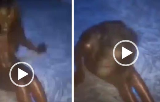 “Holy Ghost take control” - Man prays as prostitute wriggles like snake after her waist bead broke during sex (video)