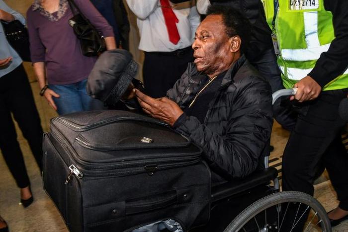 Pele, pictured in April 2019, says he has good days and bad days
