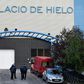 The ice rink at the Palacio de Hielo, or Ice Palace, shopping centre in Madrid was made into a morgue to deal with a surge in deaths in the capital