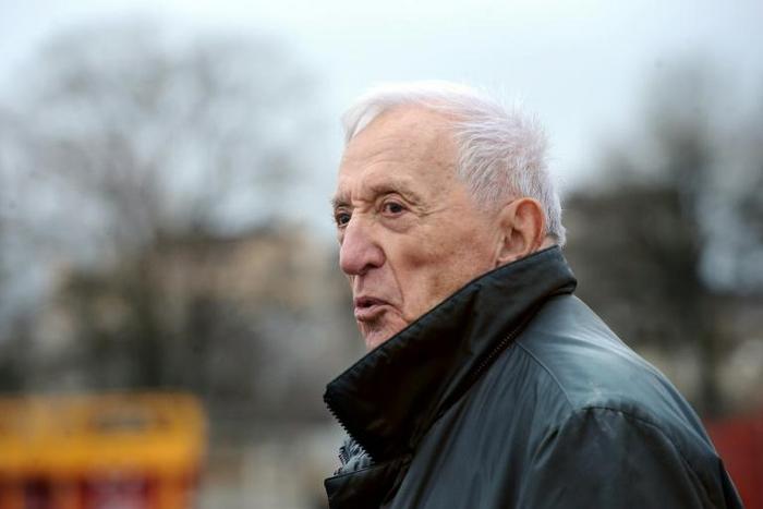Man in black: French painter Pierre Soulages