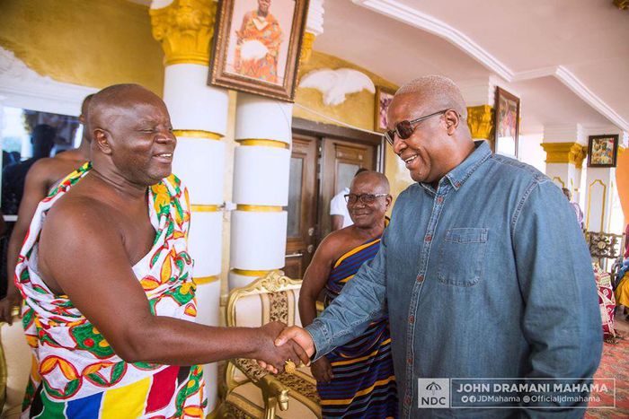 John Mahama in Ahafo