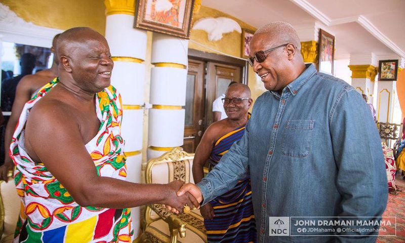 John Mahama in Ahafo