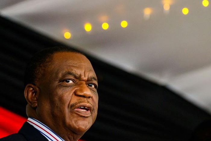 Zimbabwean Vice Constantino Chiwenga, pictured at the 
swearing-in ceremony for cabinet ministers in September 2018