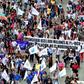 Demonstrators marched in front of the presidential palace in Santiago, Chile on November 21, 2019