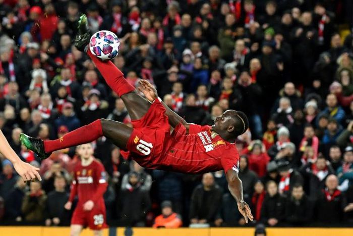 Sadio Mane's Liverpool lead the English Premier League