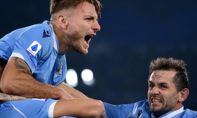 Lazio's Ciro Immobile continued his fine scoring form with a penalty against Cremonese