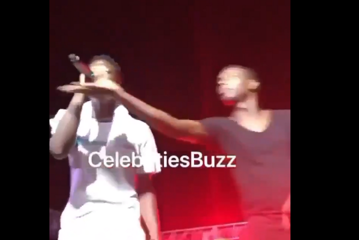 Medikal is searching for this young talent whose mic was snatched on stage