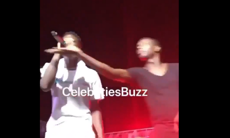 Medikal is searching for this young talent whose mic was snatched on stage