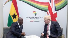 Nana Addo with Boris Johnson