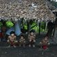 Yanomami natives in a hut  in Amazonas state, southern Venezuela, 19 km away from the border with Brazil, on September 7, 2012