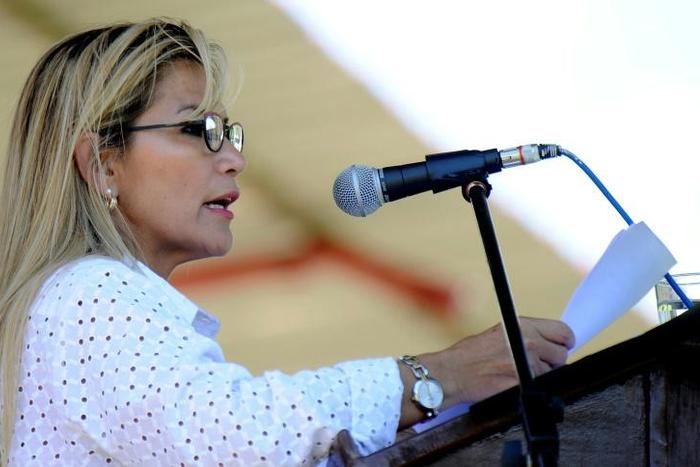 Bolivia's interim president Jeanine Anez said the country's government has declared Mexico's ambassador and two Spanish diplomats "persona non grata"