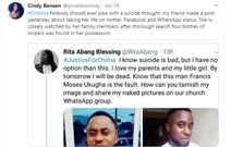 “Suicide is bad but I have no option” - Lady whose pastor shared her nude photos on church’s WhatsApp group