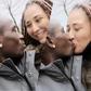 Patapaa and girlfriend fight bad weather in Germany with hot kiss