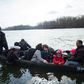 Migrants say they are being dispersed along the narrow Evros river that separates Greece and Turkey