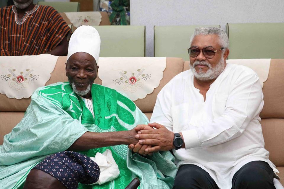 Rawlings with Yaa-Naa
