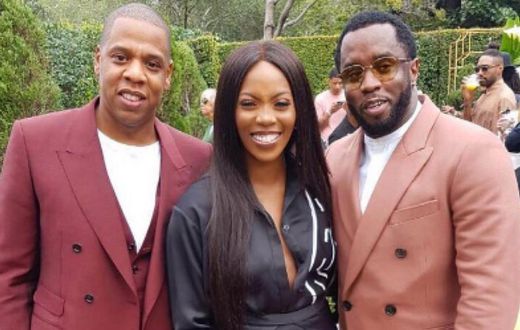 Jay Z, Tiwa Savage and Diddy
