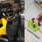 Patapaa’s girlfriend spoils him on his birthday; buys him a car and more in Germany