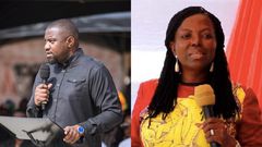 John Dumelo and Lydia Alhassan
