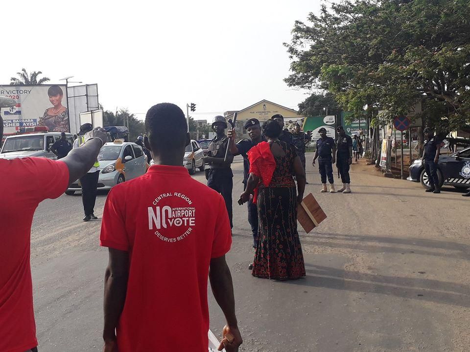 Cape Coast protesters