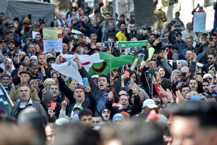 As the coronavirus has swept the world, the Algerian government banned demonstrations while Hirak protesters independently suspended rallies on public health grounds  
