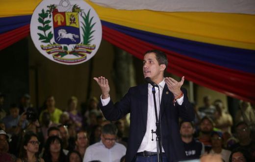 Juan Guaido, speaking at a rally on February 11, returned to Venezuela with renewed vigor and the belief he can fire up street protests once again