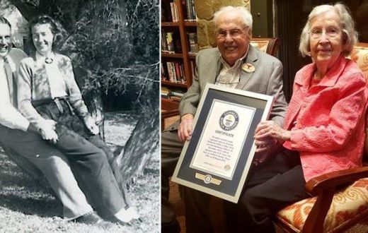 106-year-old man and 105-year-old wife who have no child celebrate 80th wedding anniversary