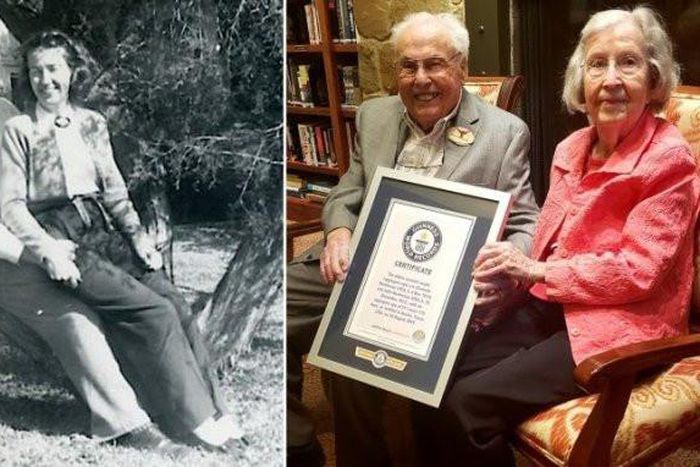 106-year-old man and 105-year-old wife who have no child celebrate 80th wedding anniversary