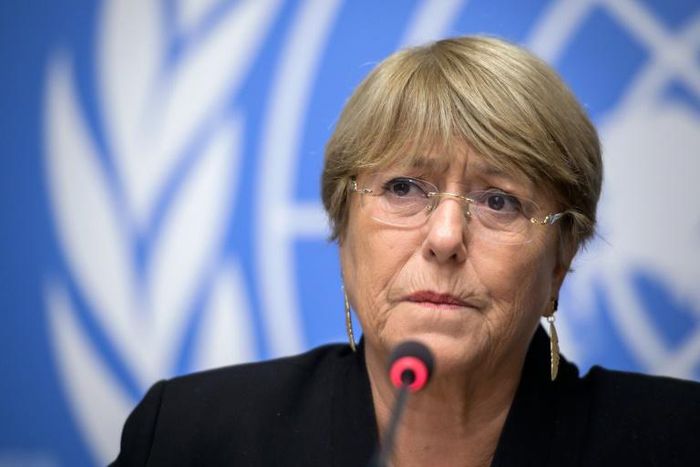 UN Human Rights High Commissioner Michelle Bachelet (pictured September 2019) received reports that at least 17 people had been killed in connection with the protests that have rocked Bolivia