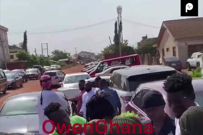 Shatta Wale and Chris Waddle spotted at #MediFella2020