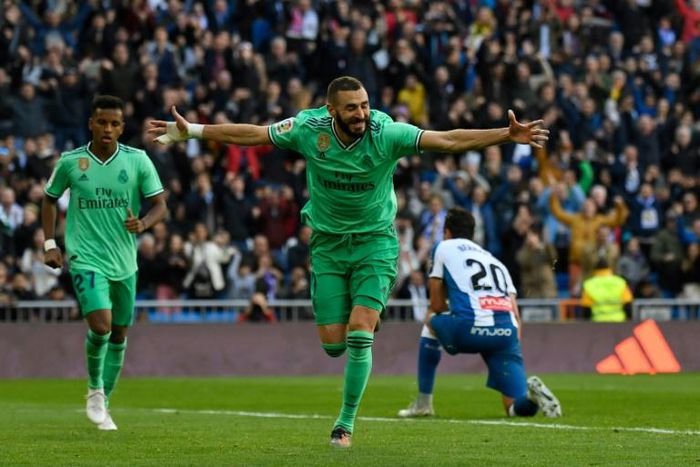 Karim Benzema has 16 goals in 21 appearances for Real Madrid this season.