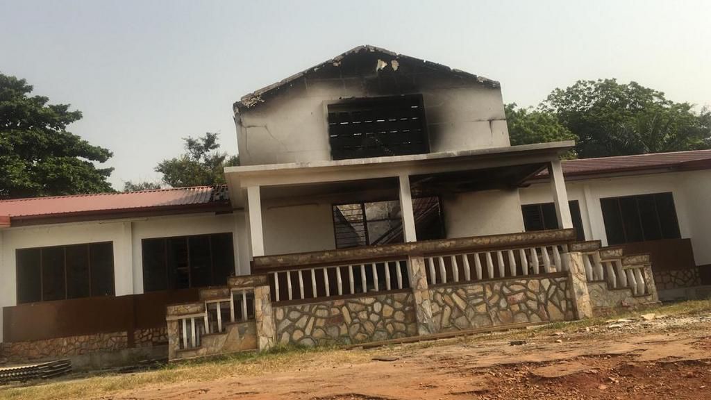 Accra Academy razed down