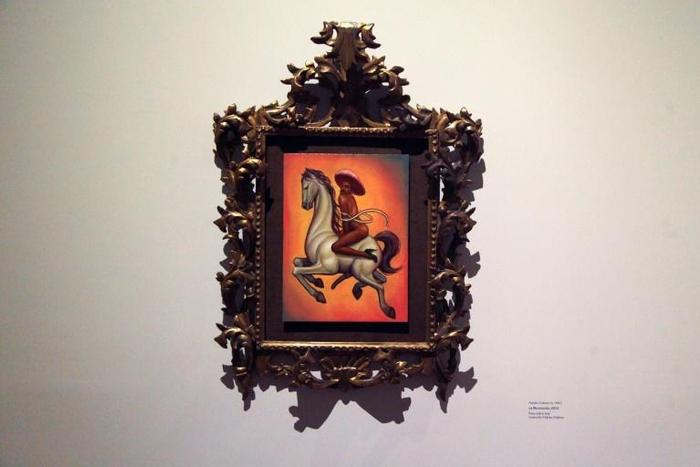 A painting called 'La Revolucion, 2014' by Fabian Chairez of Mexican Revolutionary hero Emiliano Zapata has caused controversy after his family members accused it of "denigrating" his image