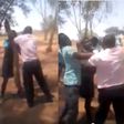 Campus gets frenzy as female student and potbellied teacher exchange blows in public (video)