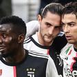 Cristiano Ronaldo (R) scored a brace as Juventus got back winning in Serie A.
