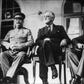 Soviet leader Joseph Stalin (L), US President Franklin Roosevelt (C) and British Prime minister Winston Churchill were all targetted for assassination in Tehran