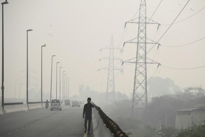 The toxic air in New Delhi has taken pollution levels to almost 20 times World Health Organisation safe limits
