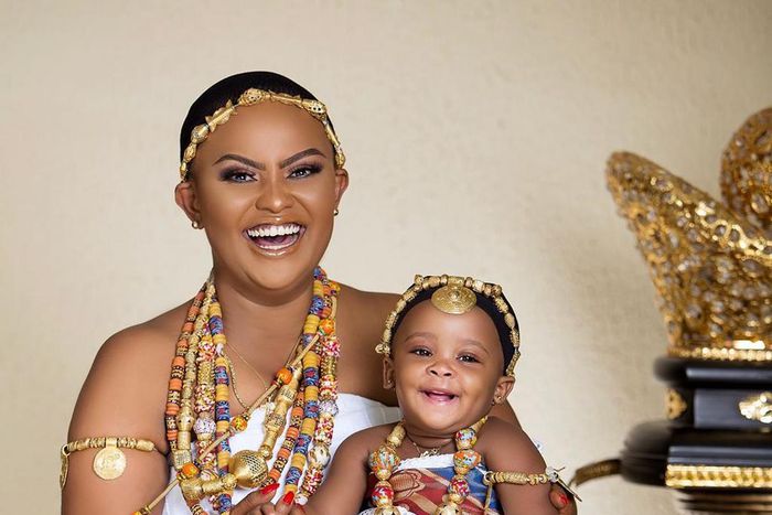 Nana Ama McBrown and Maxin