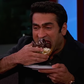 Shredded Kumail Nanjiani Destroys Pizza and Cake