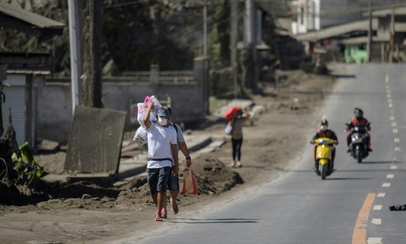 Authorities have warned that the volcano, which is one of the country's most active, could let loose a powerful eruption within 'hours or days'