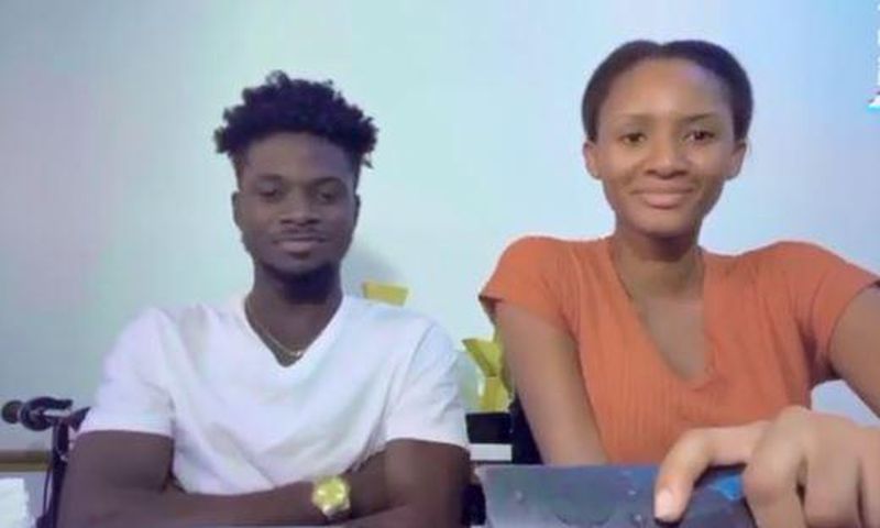 Kuami Eugene and Priscilla take TikTok challenge